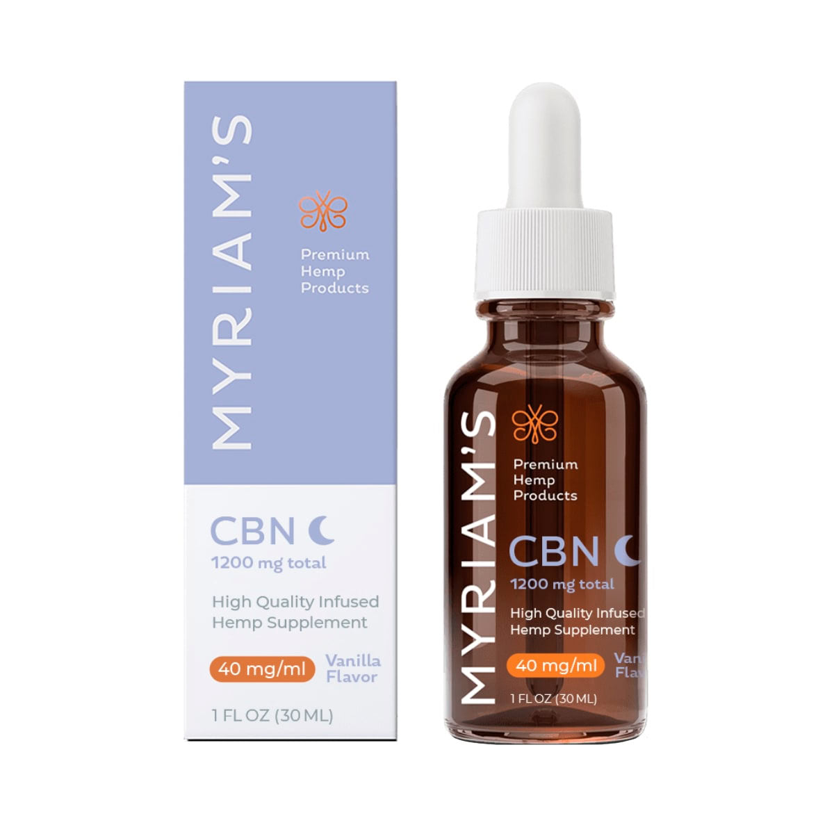 Myriam's Hemp CBN Oil Tincture Vanilla | - Full Spectrum – Pure CBD
