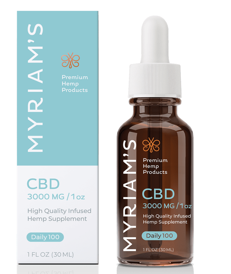 Myriam's Hemp |  Daily CBD Oil Tincture-  Full Spectrum