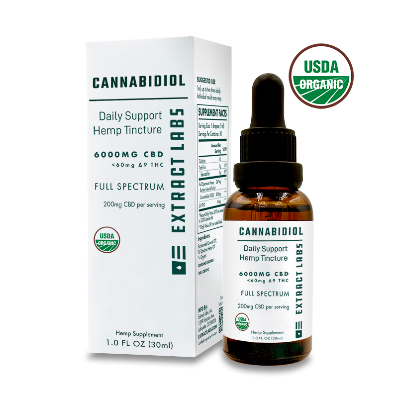 Extract Labs CBD Oil Tincture | Original - Full Spectrum