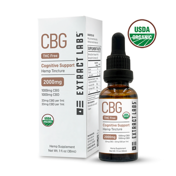 Extract Labs CBD Oil Tincture | 2000mg CBG:CBD - Broad Spectrum