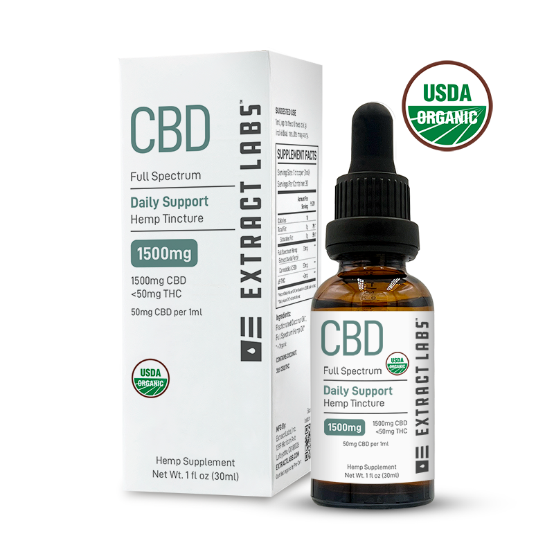 Extract Labs CBD Oil Tincture | Original - Full Spectrum