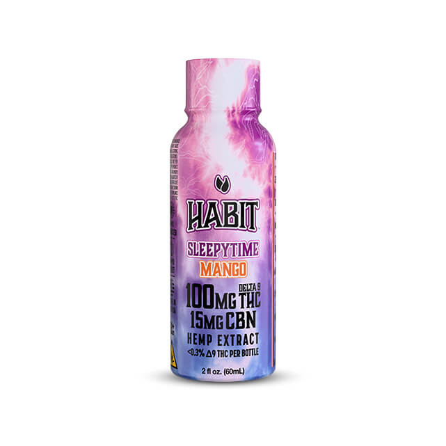 Habit Drinks | Sleepy Time Mango Shots 100mg THC - Delta 9