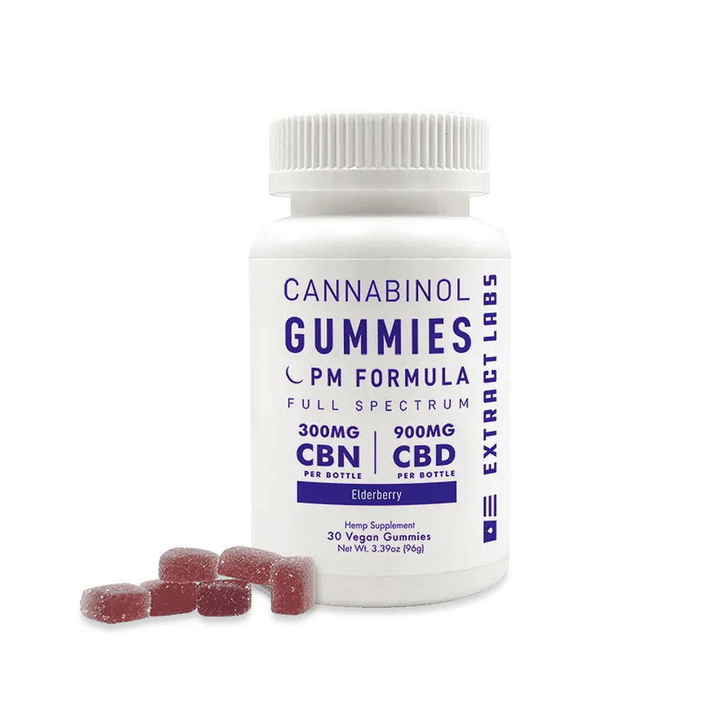 Extract Labs Gummies | Vegan 40mg CBN:CBD 30ct - Full Spectrum