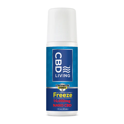 CBD Living Roll-On | 10,000mg Freeze - Broad Spectrum
