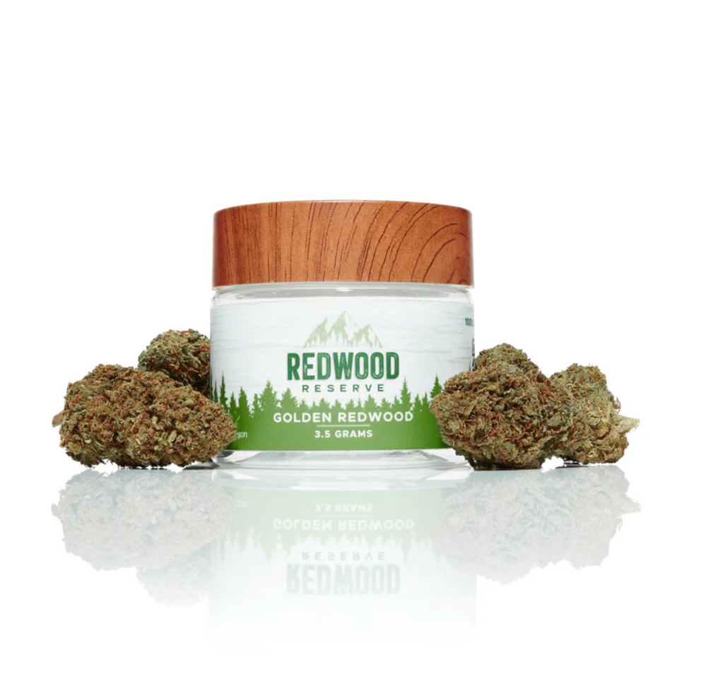 Redwood Reserves CBD Organic Flower | Golden Redwood 3.5g - Hybrid