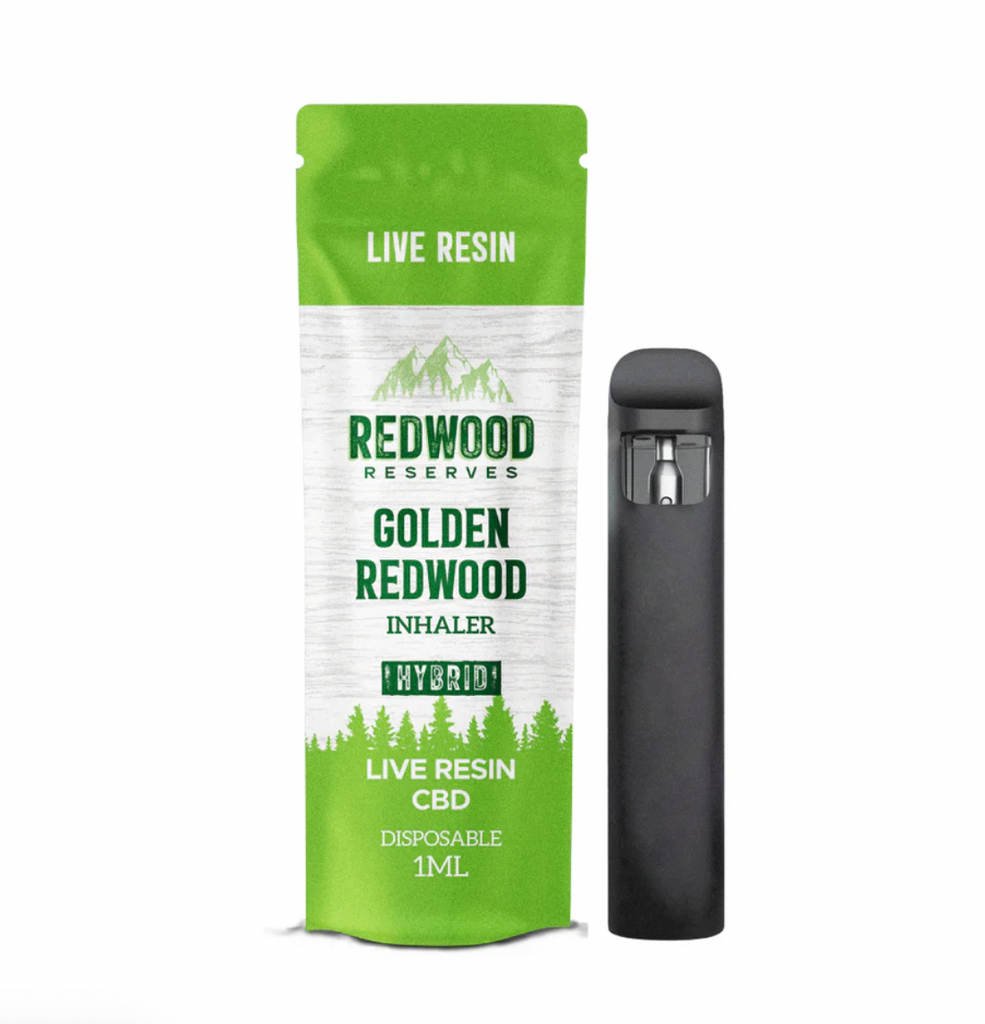 Redwood Reserves Disposables | Golden Redwood 1G - Hybrid CBD Live Resin