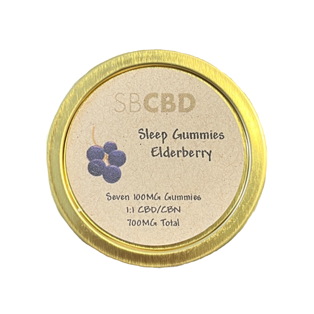 Santa Barbara CBD Edibles | Sleep 1:1 CBD:CBN Gummies 100mg - Broad Spectrum CBD