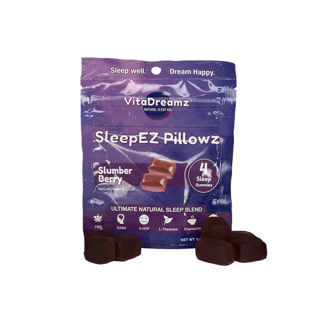 Vitadreamz Gummies | SleepEZ Pillowz Slumber Berry 10mg - CBD Isolate