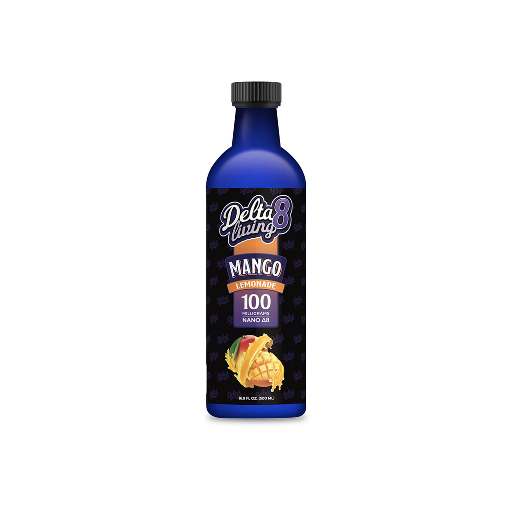 CBD Living Drinks | Delta Living 8 Mango Lemonade 100mg - Nano Delta 8