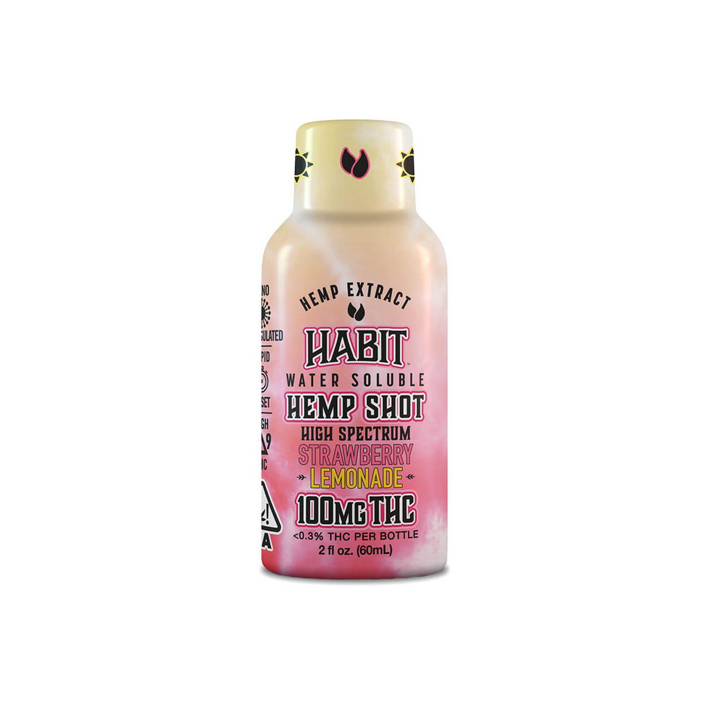 Habit Drinks | Strawberry Lemonade Shots 100mg THC - Delta 9