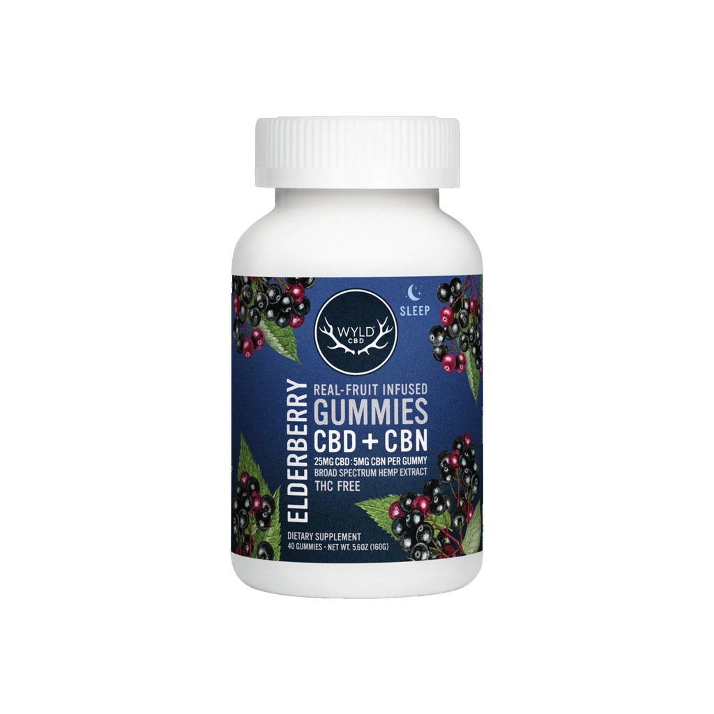 Wyld Vegan Gummies | Elderberry CBN:CBD - Broad Spectrum