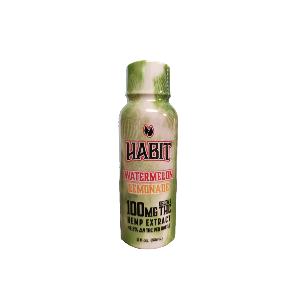Habit Drinks | Watermelon Lemonade Shots 100mg THC - Delta 9