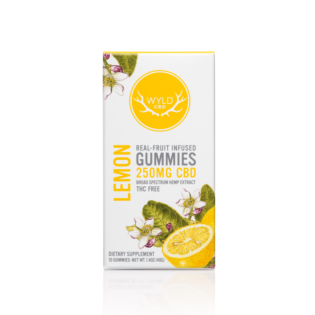 Wyld Vegan Gummies | Lemon 25mg - Broad Spectrum