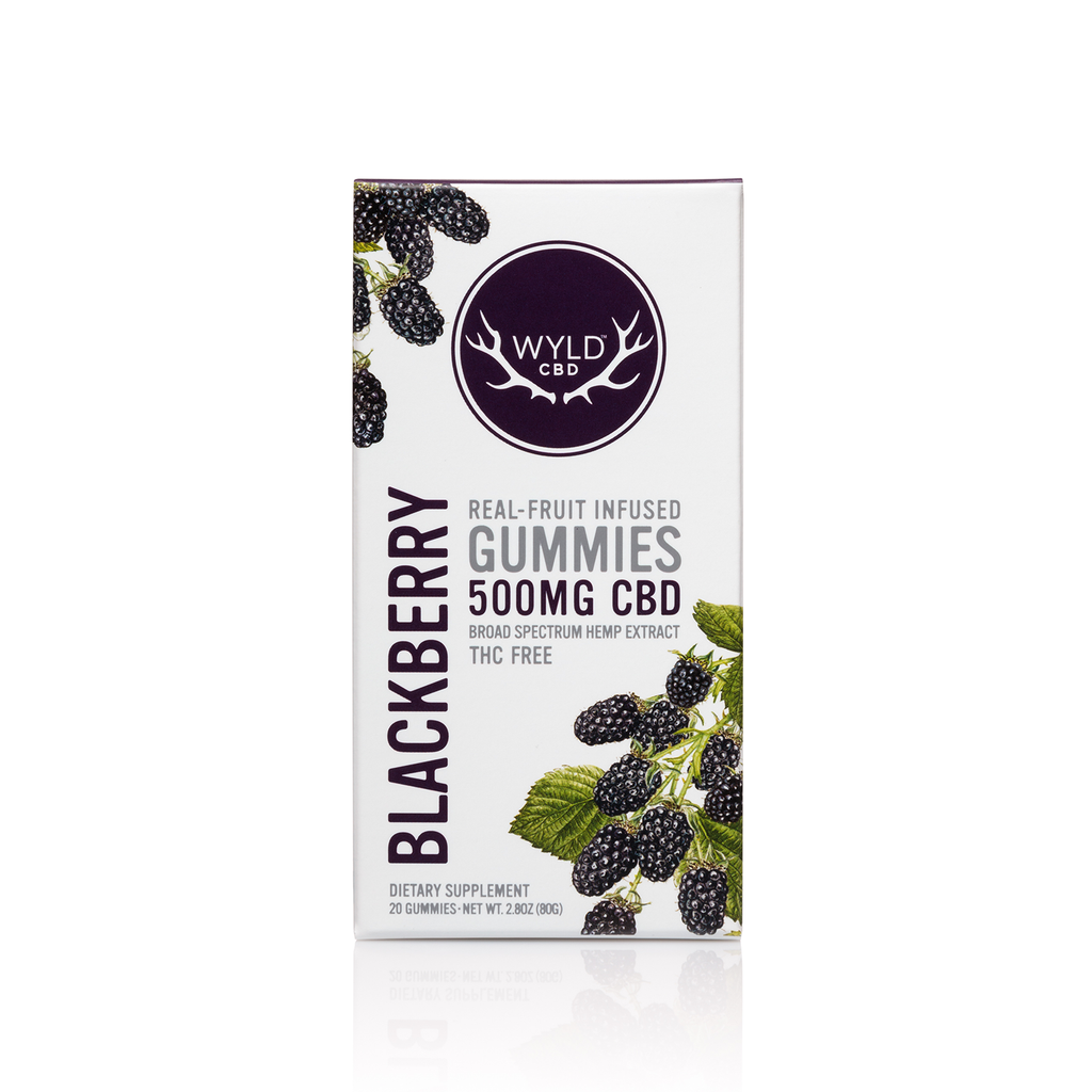 Wyld Vegan Gummies | Blackberry 25mg - Broad Spectrum
