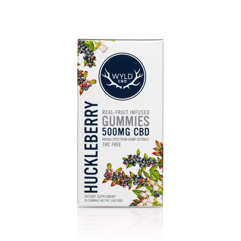 Wyld Vegan Gummies | Huckleberry 25mg per - Broad Spectrum