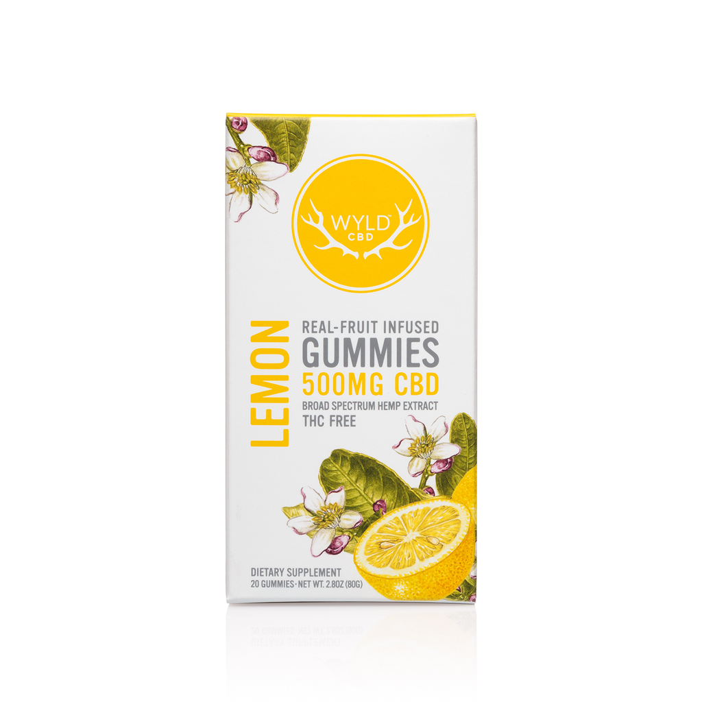 Wyld Vegan Gummies | Lemon 25mg - Broad Spectrum